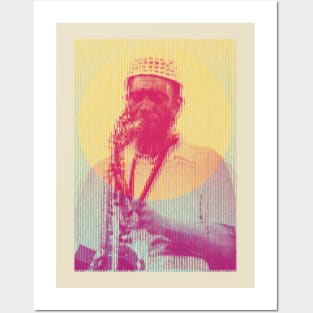 Pharoah Sanders offset graphic Posters and Art